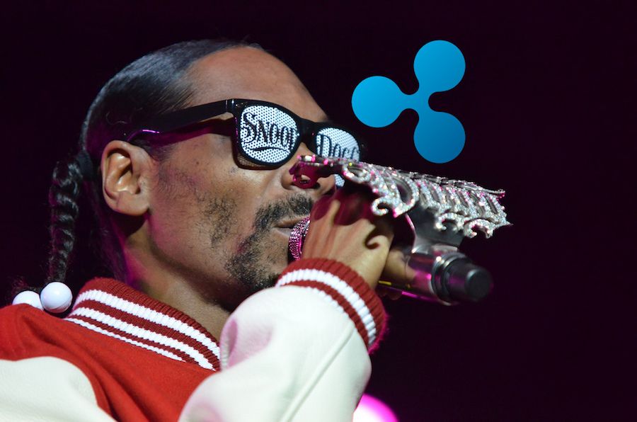 Snoop Dogg performs in a concert held for XRP enthusiasts